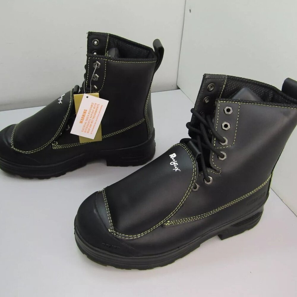 NEW ROYER Mens 4-Density Realflex Work Boots Protector Toe-Cap Lined Size 10 - Picture 3 of 11